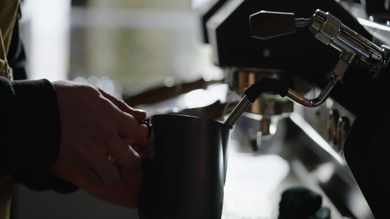 바리 스타 커피 준비