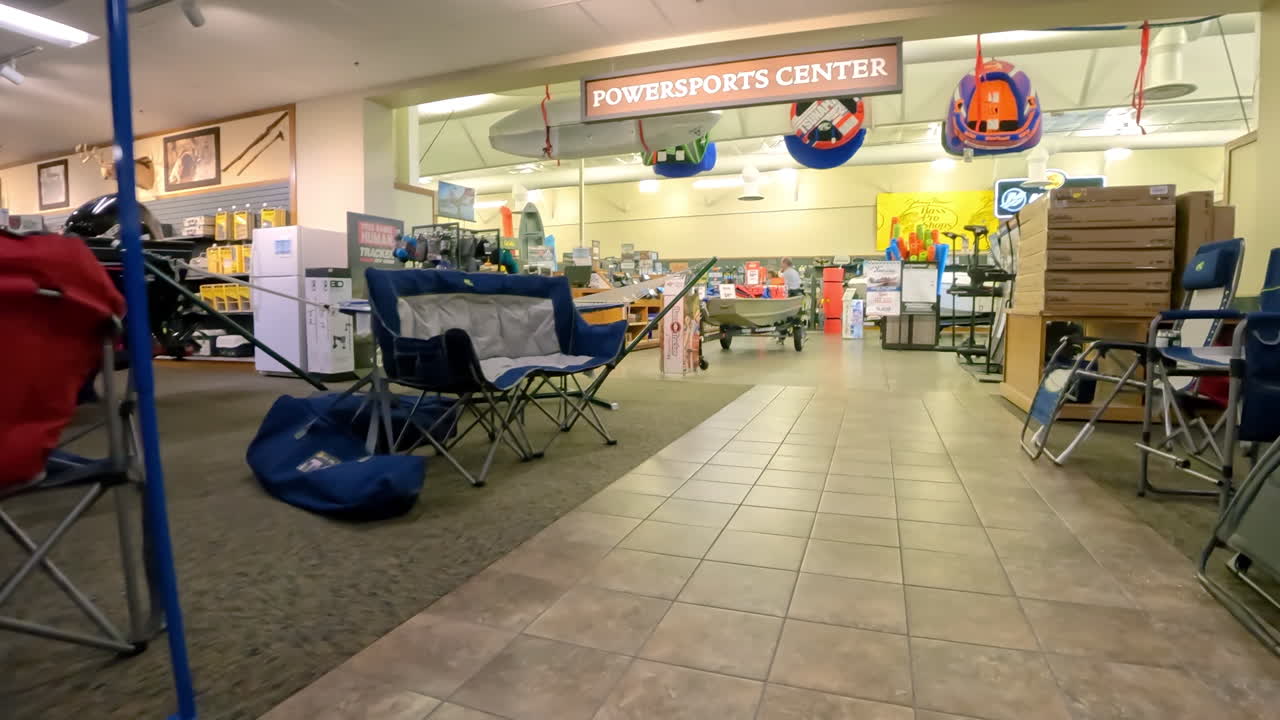 Family Shopping at Bass Pro Shops Power Sports Center