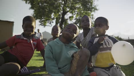 group of children playing outdoors
