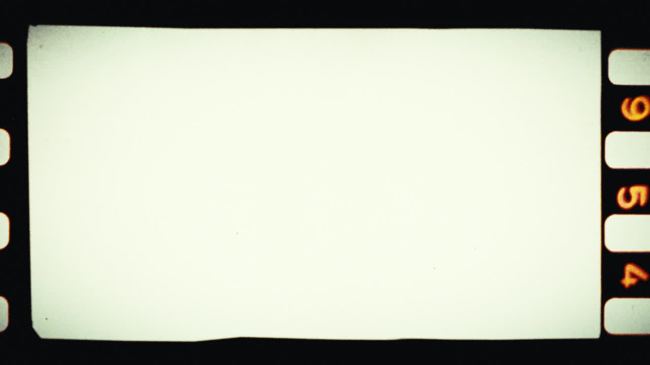 marco de película en blanco