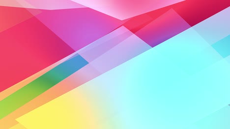 movimiento lento de superficies transparentes de colores