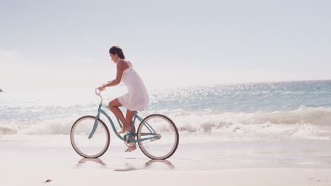 Woman-doing-bicycle-