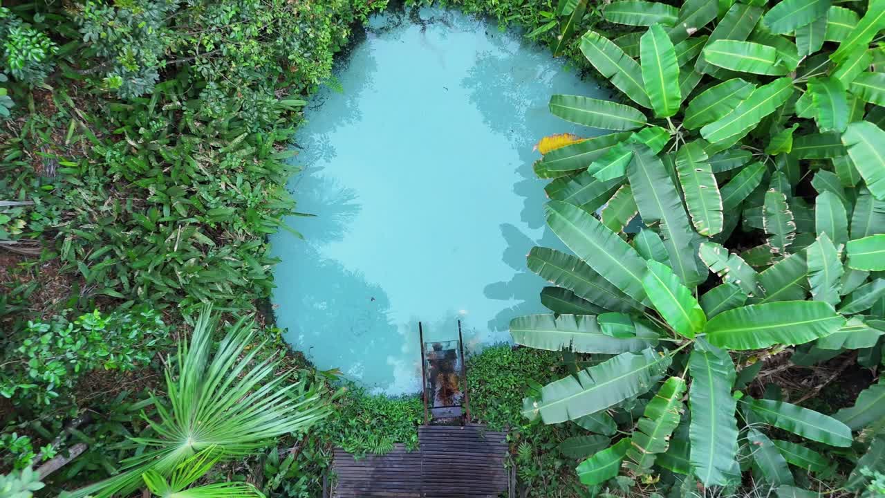 fervedouro buritis in heart-shaped jalapao brazil