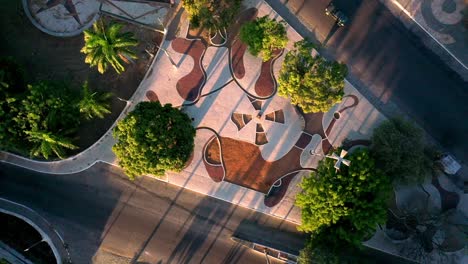 lugar de santuario para los residentes en el medio de una ciudad ocupada