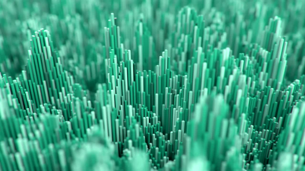 4k 추상적인 큐빅 파형