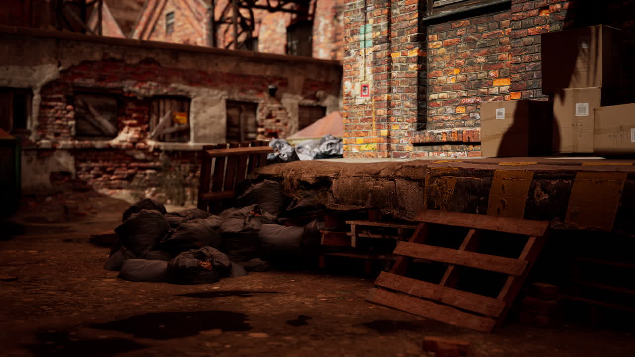 edificios industriales abandonados de una antigua fábrica