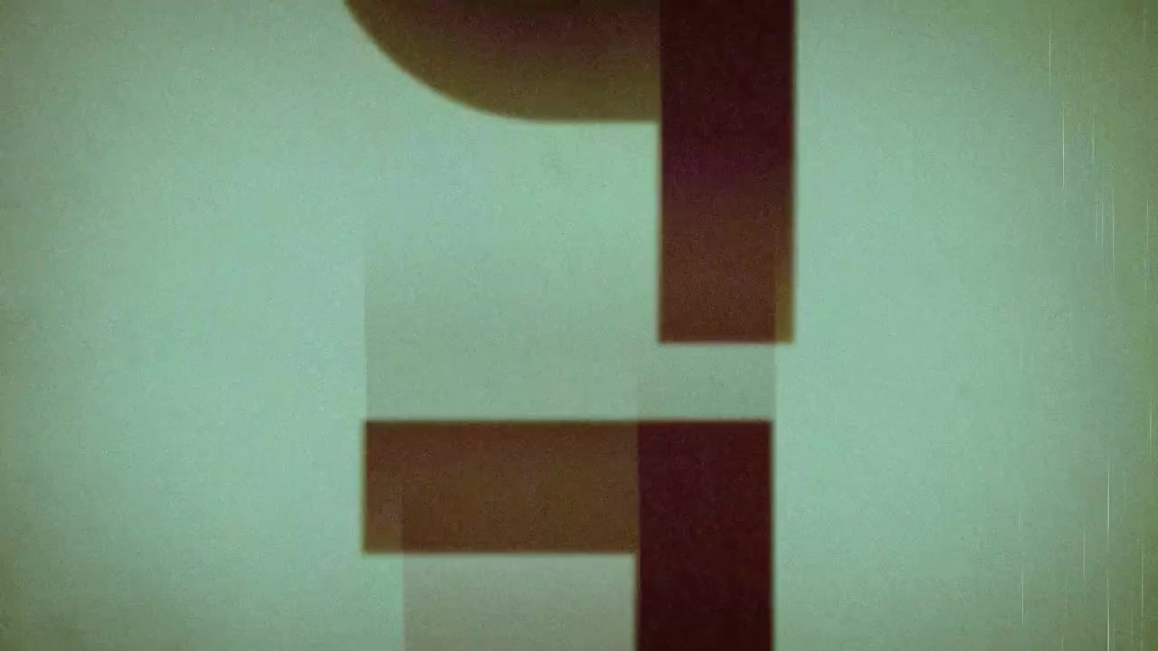 Conto alla rovescia cinematografico vintage con texture e grana retrò