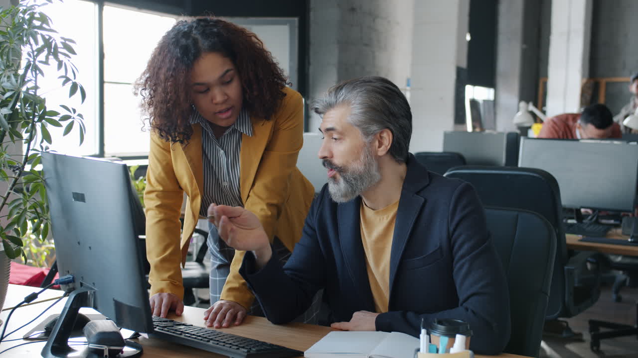 Business People Collaborating in an Office