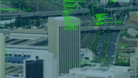 Animation-of-data-processing-over-cityscape