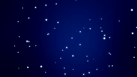 night sky with stars animation
