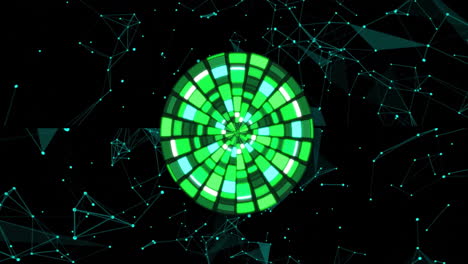 animation of green scope scanning over network of connections