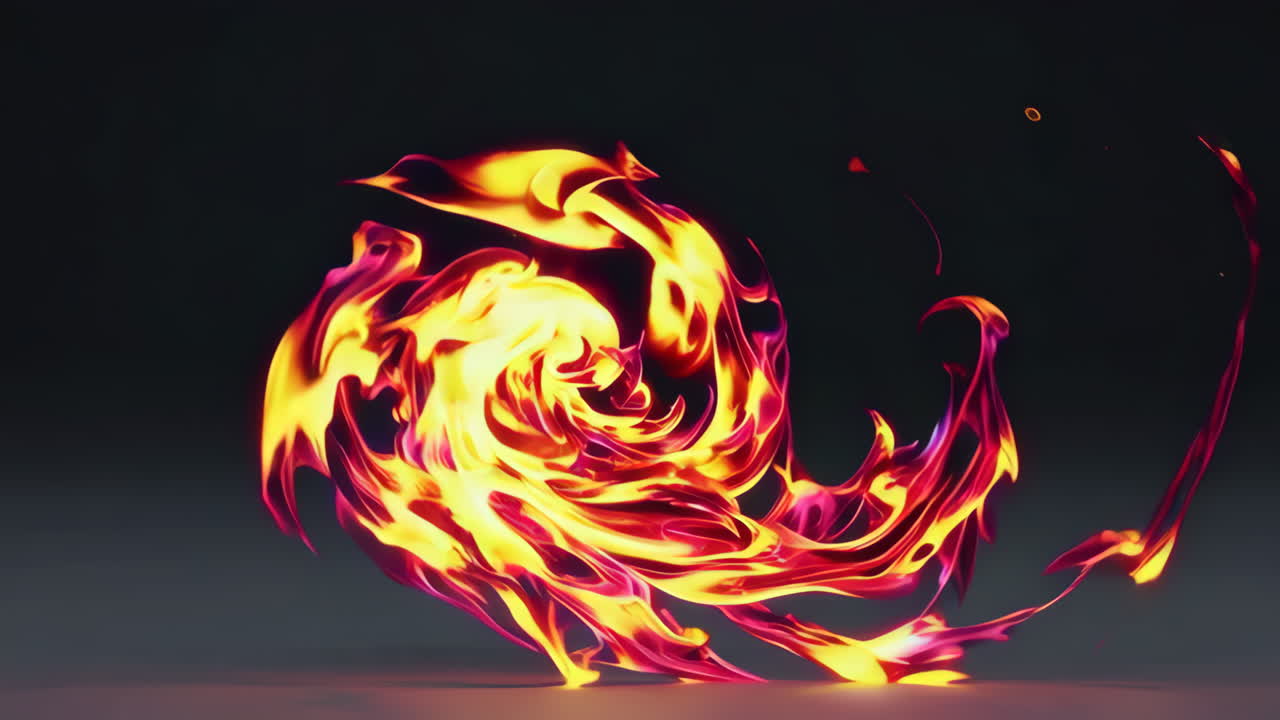 diseño de fuego abstracto