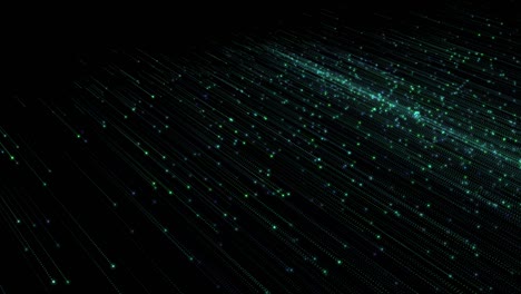fondo de viaje estelar abstracto. flujo de tecnología en el fondo espacial