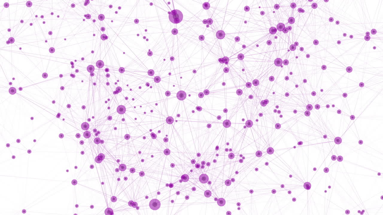 Purple technology lines connectivity animation 