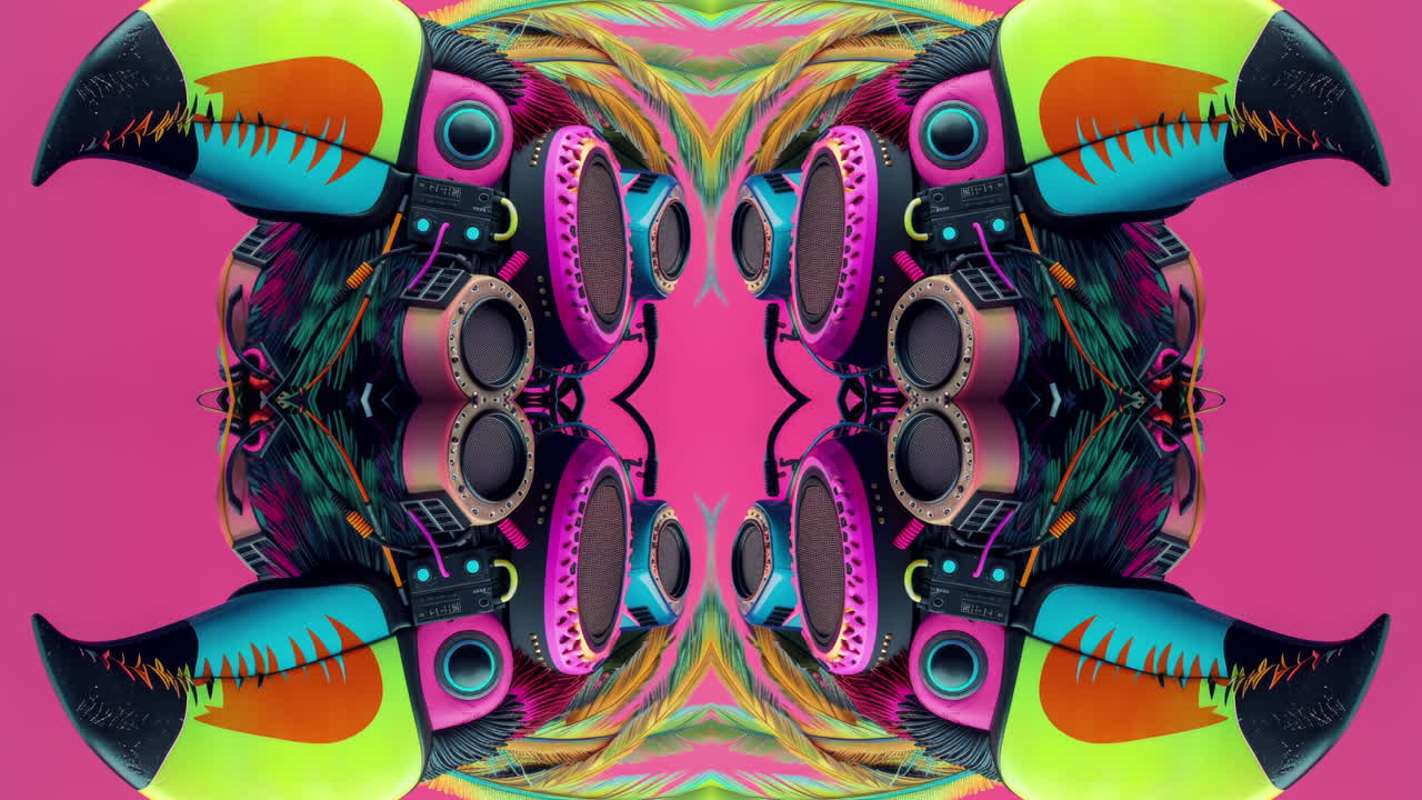 música obótica toucán hecho con ai generativo