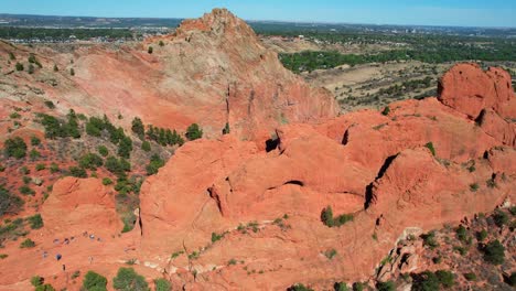 jardín de los dioses en colorado springs cliff 3-3