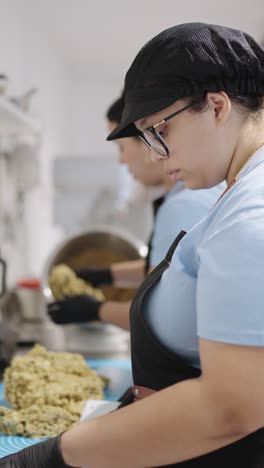 people cooking in a kitchen