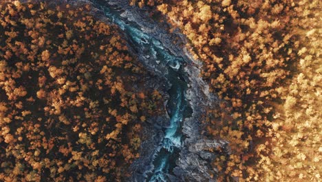 Aerial-view-of-the-Silfar-canyon-in-Norway