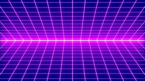 vj 80s synthwave grid style