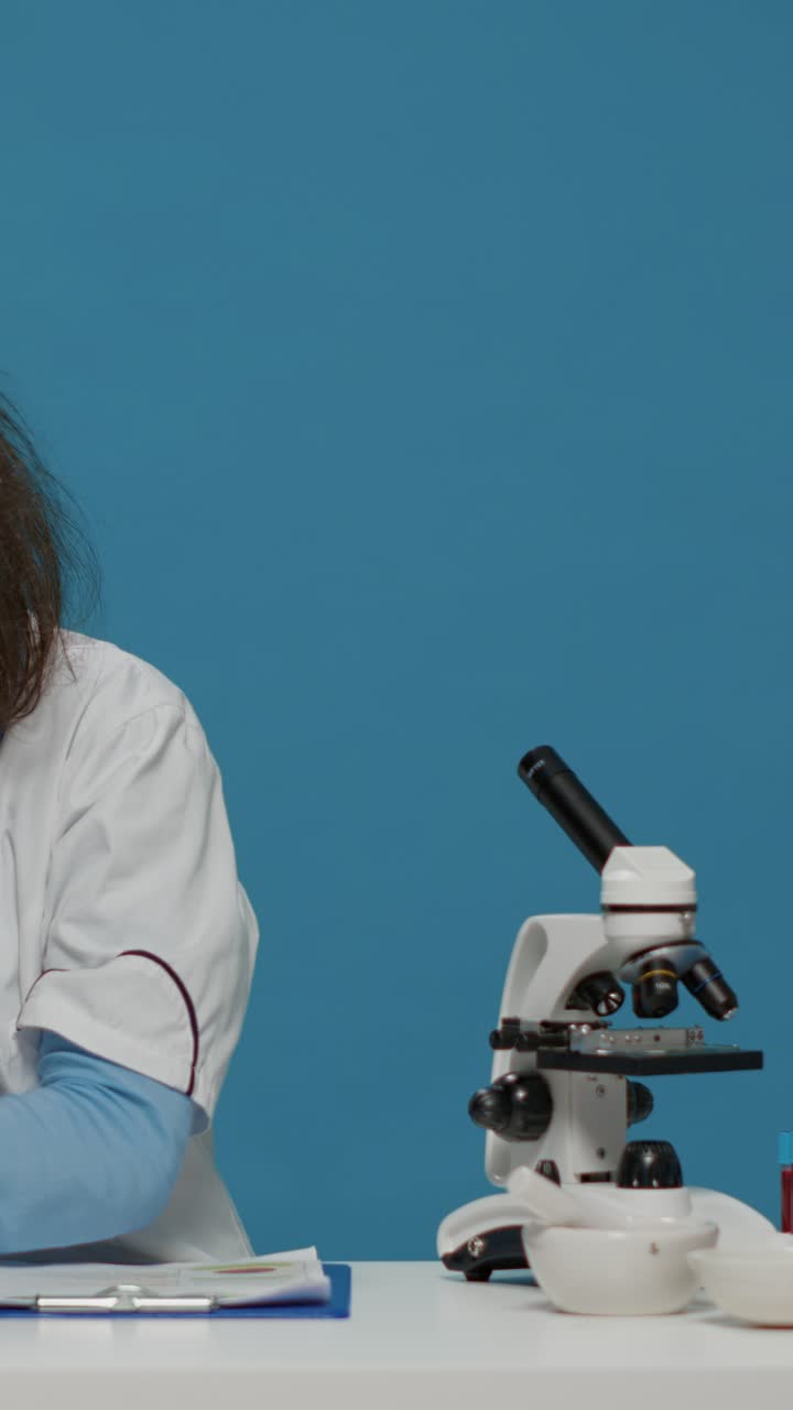 Scientists conducting experiments in a laboratory