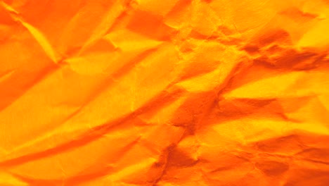 crumpled orange paper texture background
