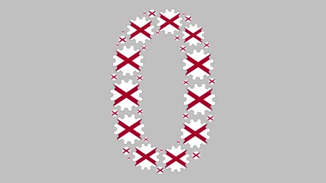 el número cero de alabama.