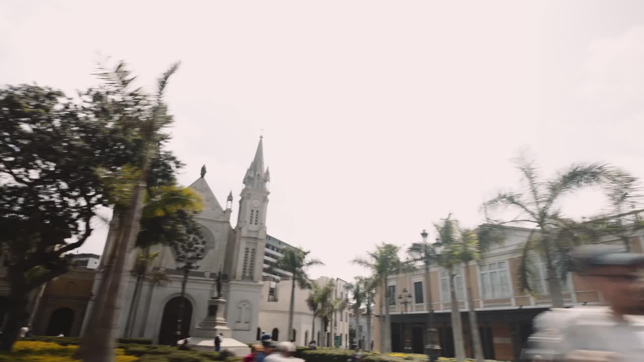 Driving Through Lima, Peru: A Glimpse of Churches and Parks