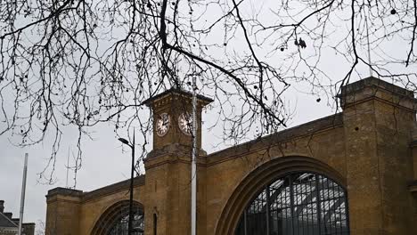 Vista-De-La-Estación-Kings-Cross,-Londres,-Reino-Unido