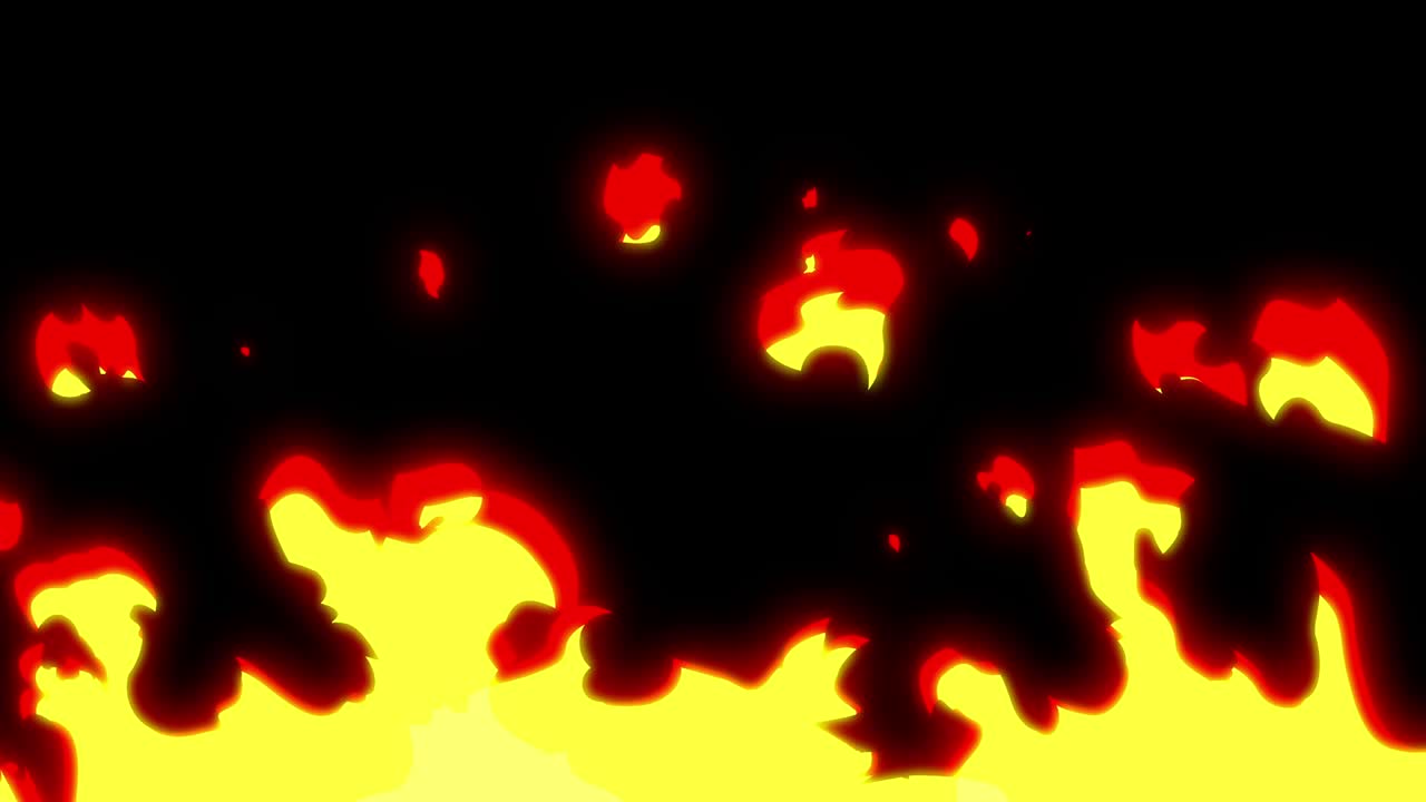 06 - Cartoon Fire 2D Animation