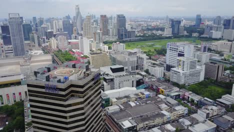 bangkok cityscape aerial view