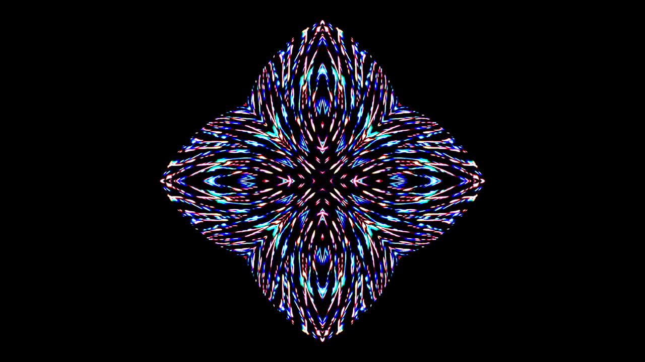다채로운 선, 반이는 파도, 꽃 모양, 배경, 칼레도스코프