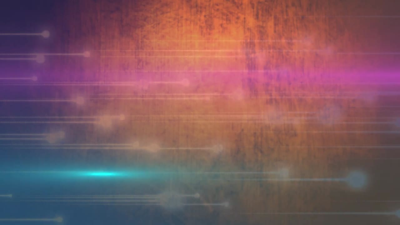 Animation of light trails on brown background