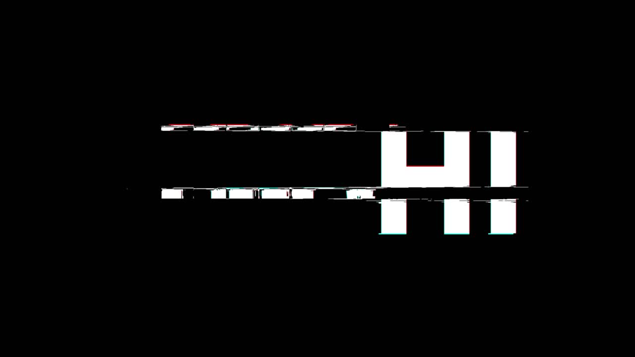 Image of the word HI!
