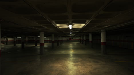 estacionamiento subterráneo vacío
