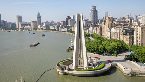 timelapse of the amazing shanghai city skyline
