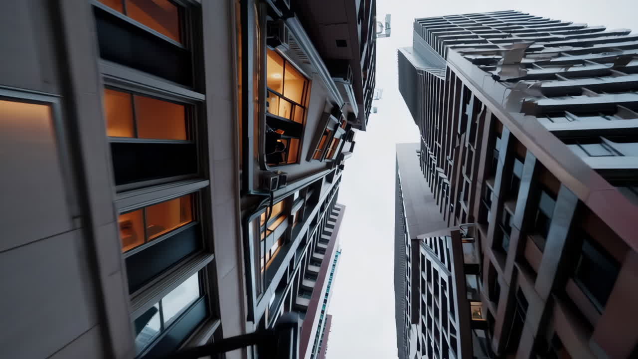 High-Rise Buildings in a City