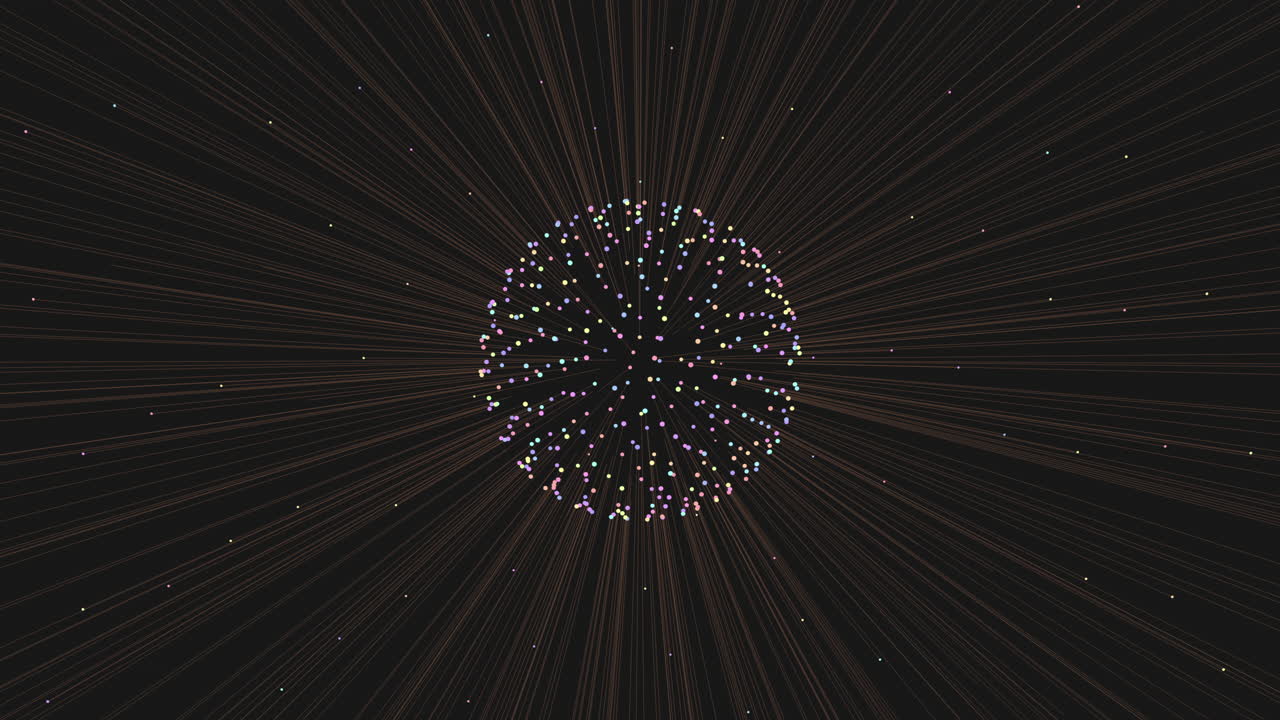 flor cósmica deslumbrante patrón intrincado flotando en la oscuridad celestial