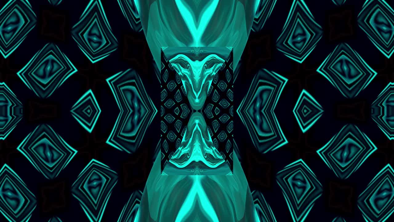 ondas líquidas verdes que fluyen movimiento abstracto fondo borroso.