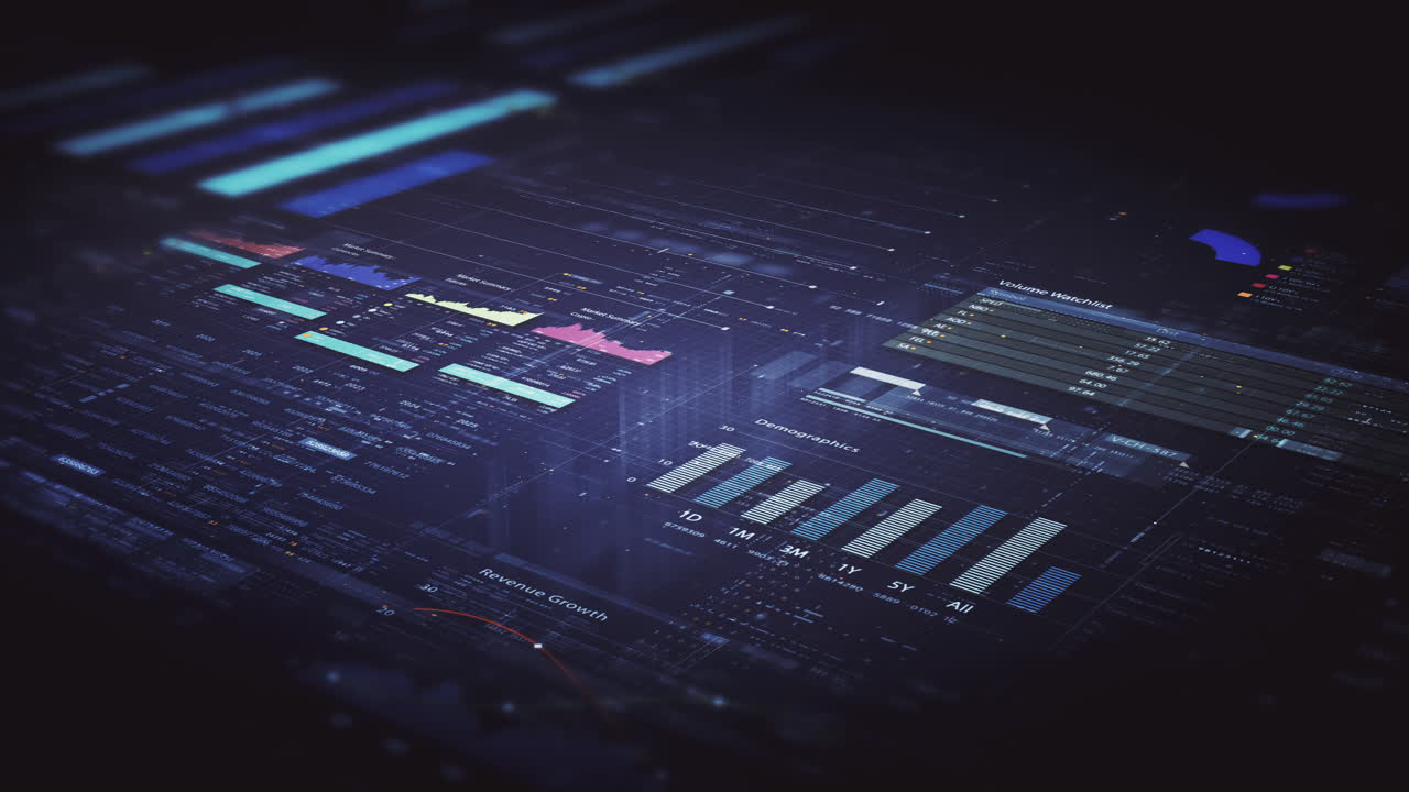 Dynamic data visuals for business info graphics, animated charts, and data-driven insights for a business meeting mock-up. Explore the world of trading, stock exchanges, and crypto