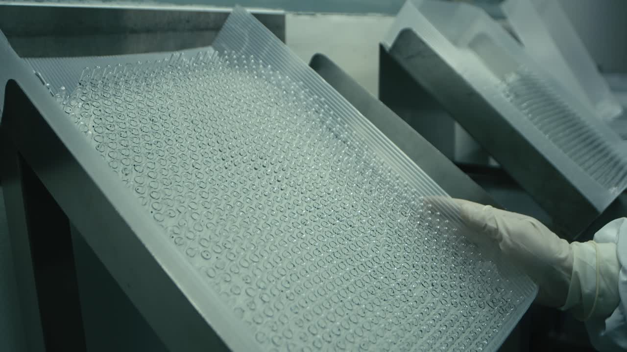 Closeup shot of a medical practitioner holding out an ampule