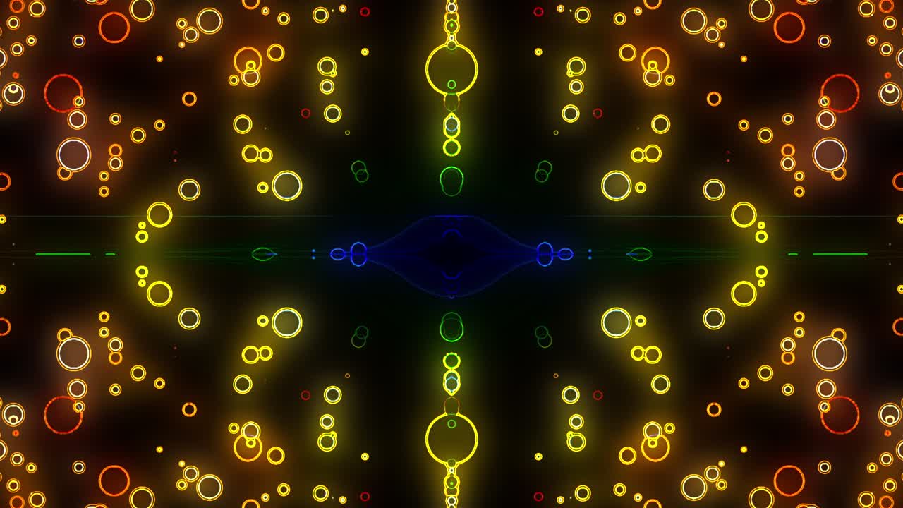 Abstract glow circles