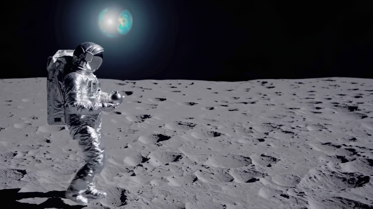 Astronaut on the Moon