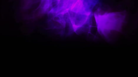 animación de onda digital brillante púrpura contra el espacio de copia en fondo negro