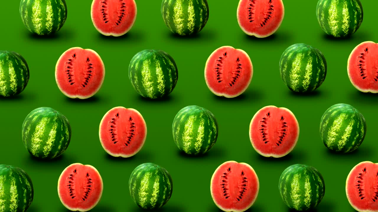 신선한 수박의 배경