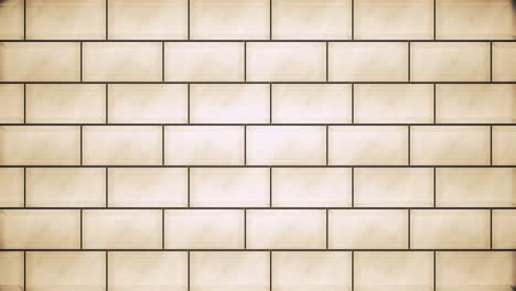 patrón de azulejos de ladrillo beige en la pared de hormigón