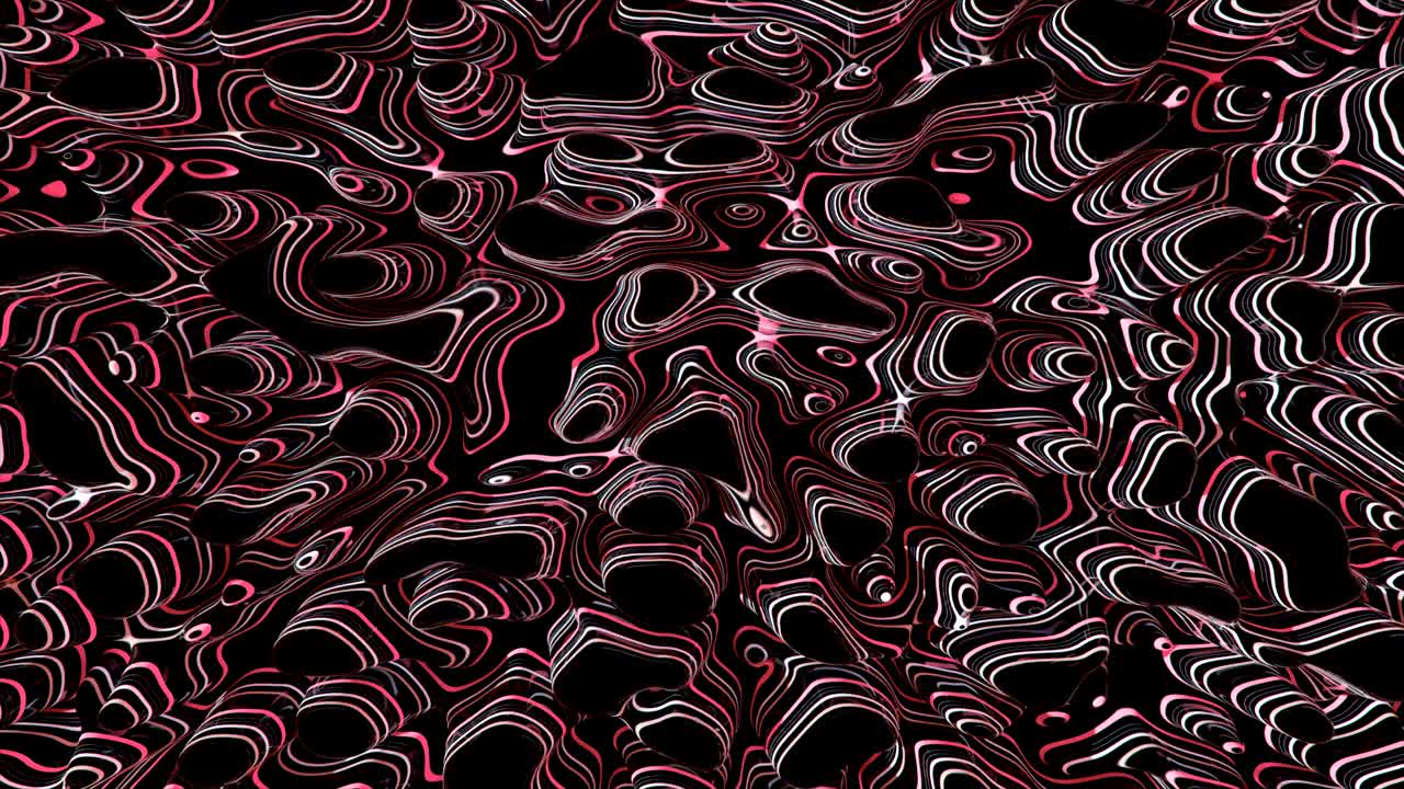 curvas de neón brillantes y abstractas.