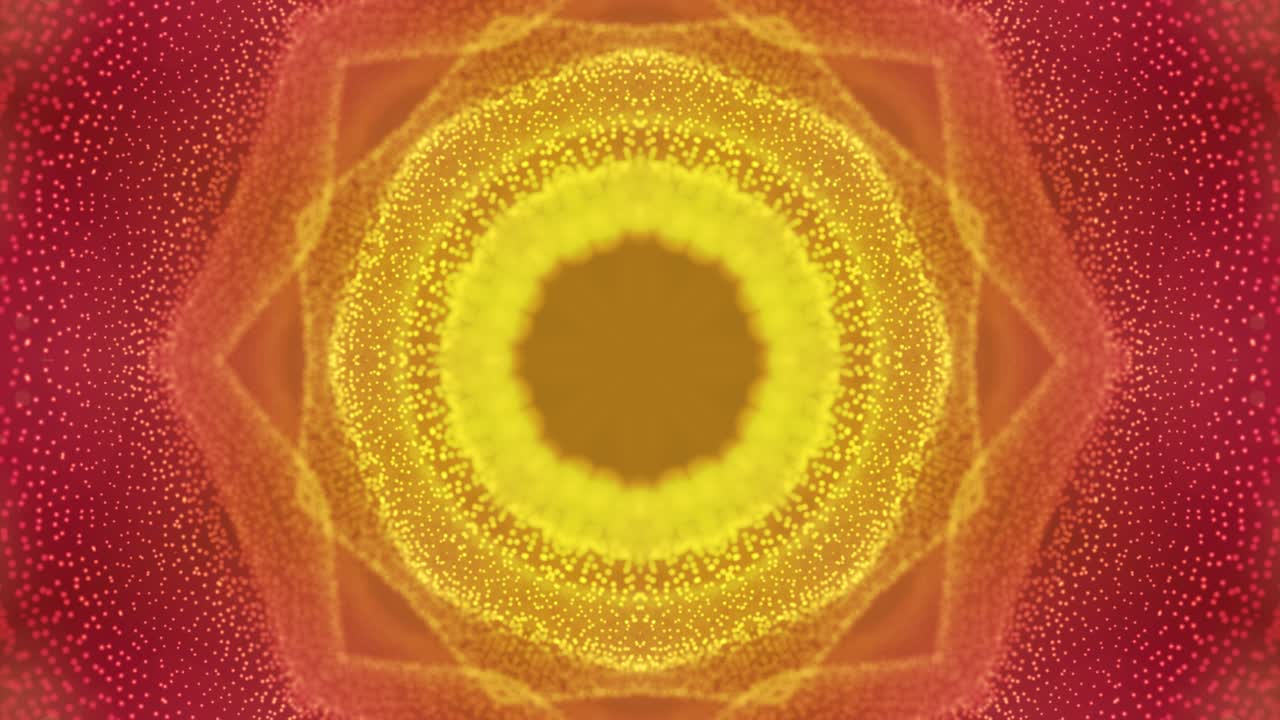 fondo de puntos simétricos de bucle amarillo para vj.