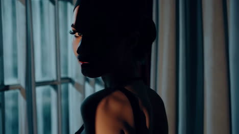 stylish woman portrait