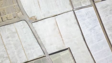 aerial overhead shot of many greenhouses in the coast of granada