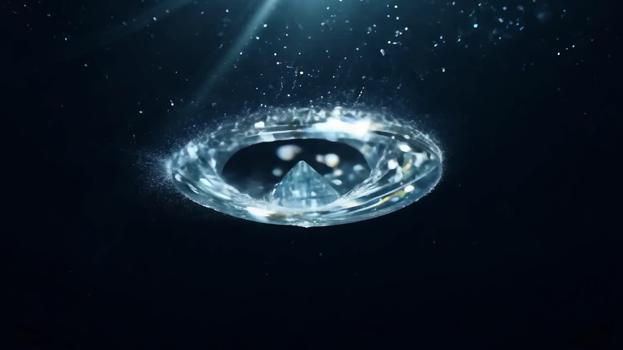 patrón circular azul abstracto con luz brillante